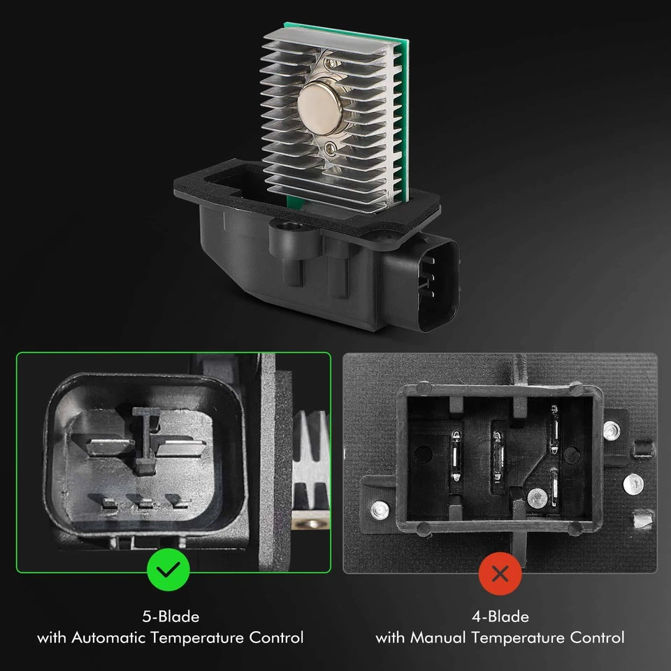 Heater Blower Motor Resistor for Ford Crown Victoria Lincoln Town Car Mercury - Image 2 of 4