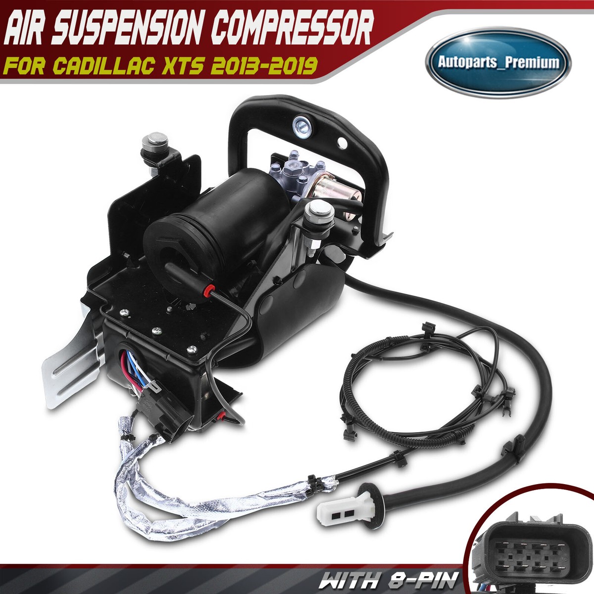 New Air Suspension Compressor Pump for Cadillac XTS 2013-2019 V6