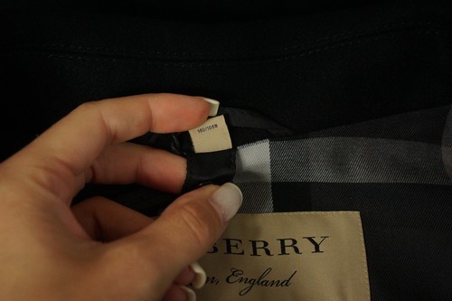Men Burberry Longsdale Coat Breasted Black Wool Size EU56 UK/US46 - Picture 7 of 12
