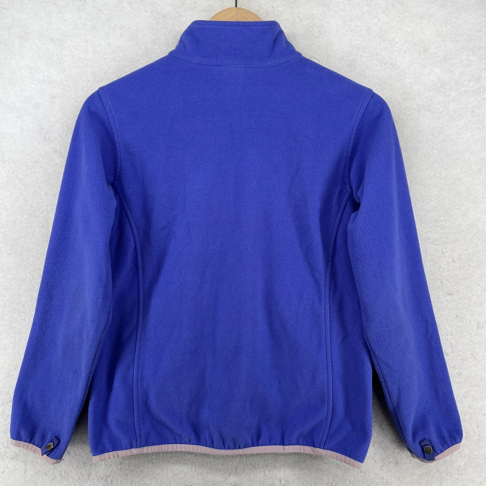north-face fleece liner full zip purple jacket