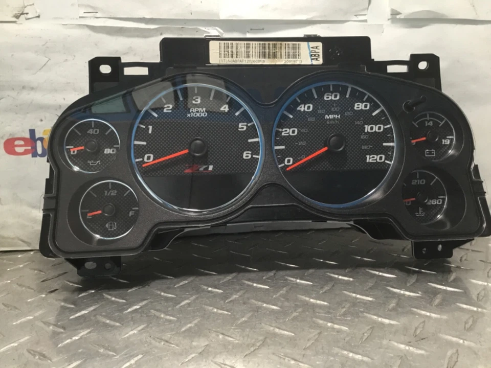 2012 SILVERADO 4X4 5.3  GM Tahoe Suburban Speedometer Cluster Z71 28278978 - Image 2 of 4