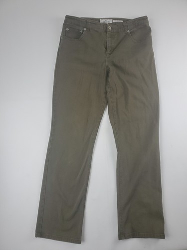 Jones New York Women Shape Control Flat Front Stretch Pants Brown Size 8 - Picture 2 of 7