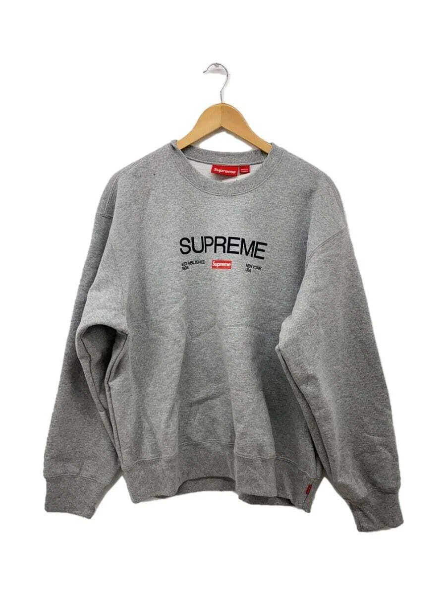 Supreme Crewneck Sweatshirt gray M Used