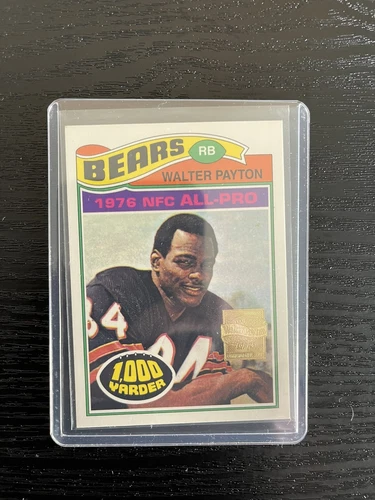 WALTER PAYTON 1977 TOPPS #360 St 2001 Reprint