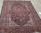 AN ATTRACTIVE BLUE BACKGROUND COLOR, FINE QUALITY,FLORAL RUG — photo 7