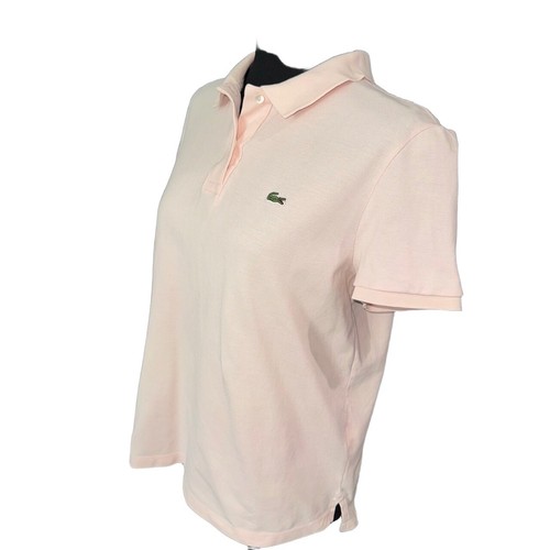LACOSTE Damen Polo Regular Fit Soft Cotton Petit Pique in Rosa - Gr. 40|XL Neu ohne Etikett - Bild 7 von 12