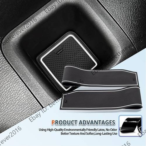 For Mitsubishi Outlander 2022-2024 Non-Slip Gate Slot Mat Accessories Cup Pad - Bild 4 von 16