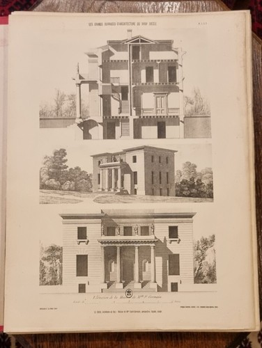 Recueil de Documents D'Art Décoratif - Grands Ouvrages d'Architecture - Moreau - Picture 3 of 22