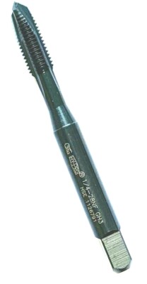 1/4-28 GH3 3 FLUTE BLACK SPIRAL POINT PLUG TAP - HY-PRO TAP- OSG 2830401