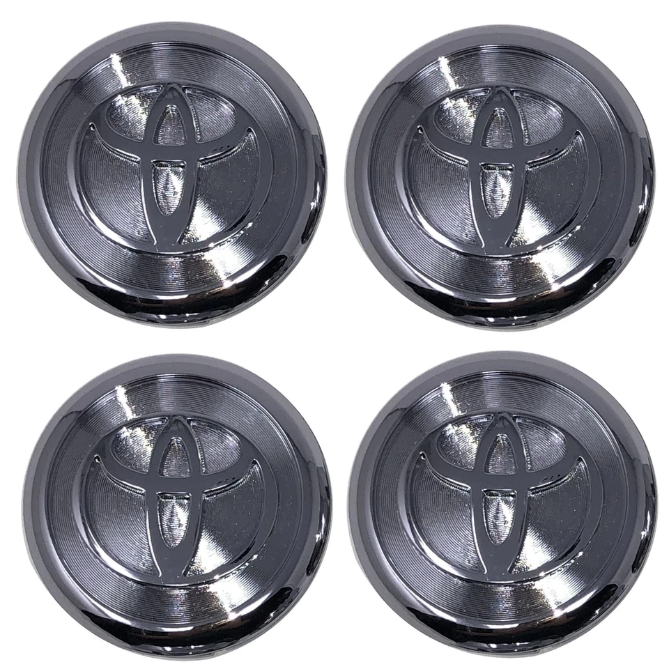 4Stück Toyota 57mm Nabendeckel Radkappen PRIUS COROLLA Schwarz