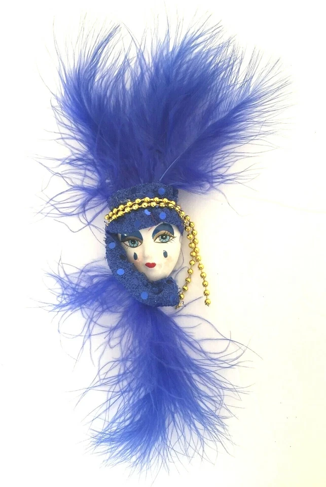 Mardi Gras Refrigerator Décor Magnets Masquerade Venetian Ornament party favor - Image 3 of 4