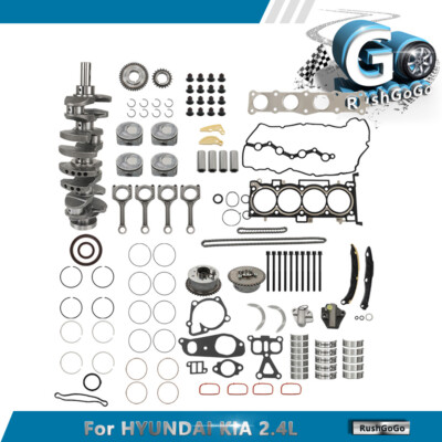 #ad Rebuild Overhaul Kit Crankshaft Con Rods For HYUNDAI KIA 2.4L G4KJ Engine $210.69