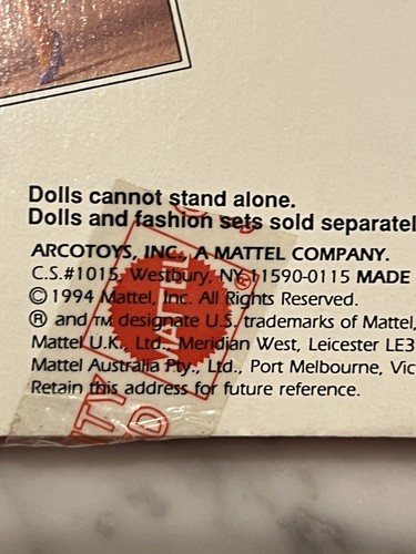 1994 Mattel Barbie Ken CASUAL COOL 2 PACK OUTFIT NRFB 8242E Puppe Mode - Bild 8 von 8