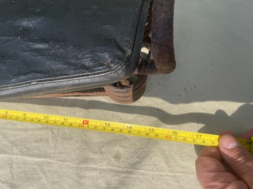 Vintage Veteran Motorcycle saddle seat Brooks Triumph BSA NORTON SUNBEAM RUDGE - Picture 9 of 14