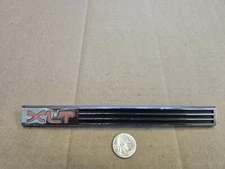 Ford OEM 1987-1991 XLT Chrome Fender Emblem Badge Logo Nameplate E7TB-16702-JC