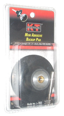 KT Industries 5-7803 Mini Abrasive Backup Pad 3 x 1/4'' Shank for Type R Discs