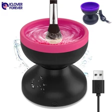 Electric Makeup Brush Cleaner Machine Cleaning Automatic Cosmetic Cleanser Tool