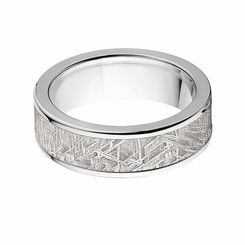 New 7mm Wide Meteorite Ring with Strengthened Titanium - Picture 3 of 4