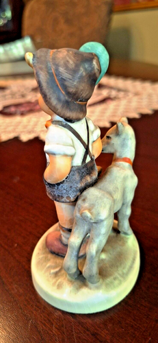 Vintage Goebel Hummel 1979 Porcelain Figurine #200 "Little Goat Herder" - Picture 3 of 10
