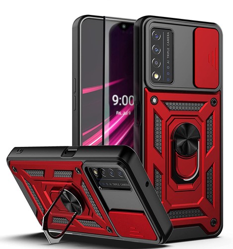 For T-mobile Revvl V+Plus 6 Pro 5G Shockproof Case Ring Stand Camera Lens Cover - Photo 19 sur 27