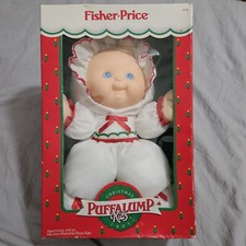 Vintage Fisher Price Christmas Puffalump Kids 1991 4098 Baby Xmas Puffalump NIB