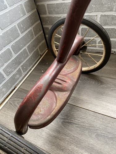 1930-40'S AMERICAN HETTRICK PEDAL TRICYCLE UNIQUE - Picture 15 of 20