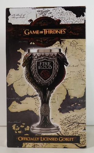 Juego de Tronos Cáliz Sideshow HBO 2018 Casa Targaryan Copa Dragón sin usar - Imagen 5 de 9