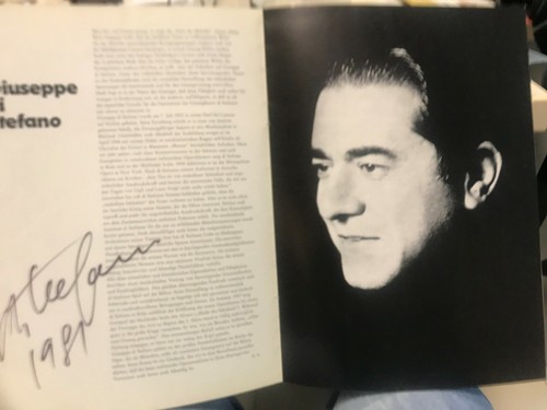 LOTTO DI AUTOGRAFI DEL TENORE GIUSEPPE DI STEFANO, MARIA CALLAS, TITO GOBBI - Foto 5 di 7