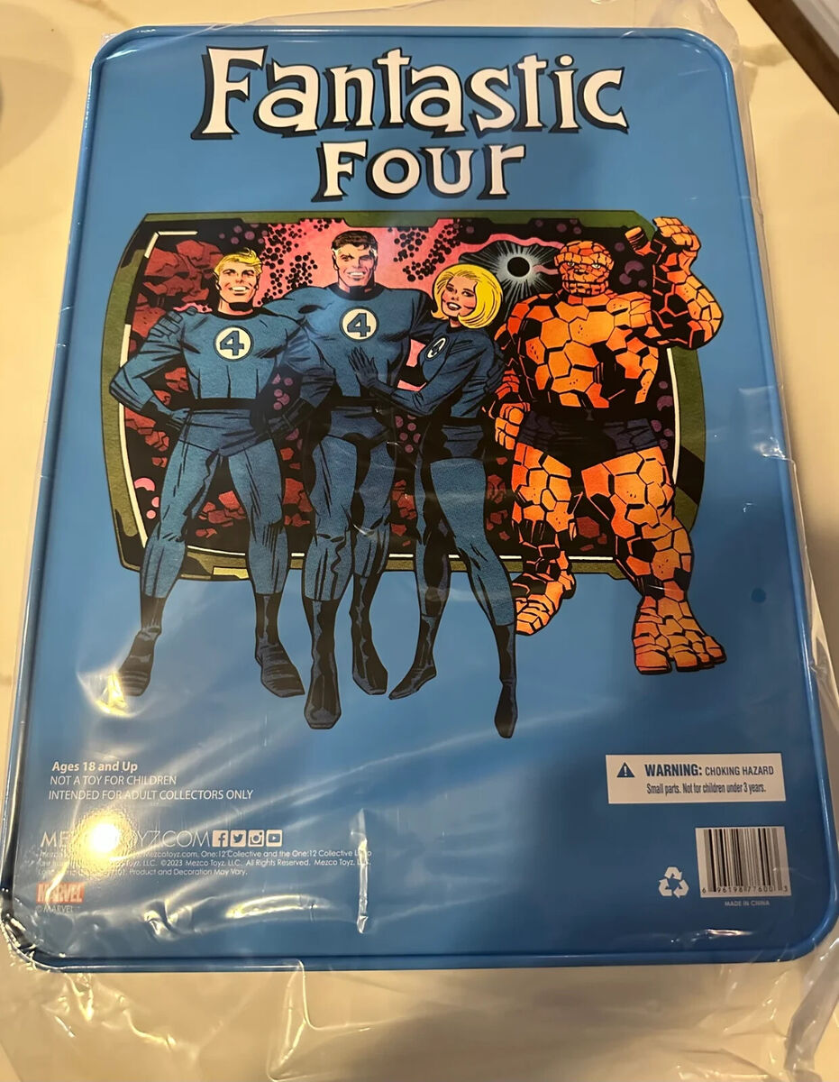 Mezco One : 12 Collective FANTASTIC FOUR Deluxe Steel Box Mezco One : 12 Collective FANTASTIC FOUR Deluxe Steel Box