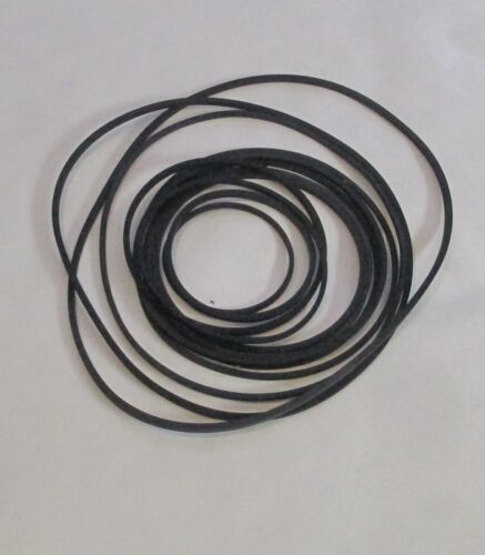 A Set of 18 Square Rubber Drive Belts / Bands for Cassette Decks & Audio 28-80 - Picture 1 of 1