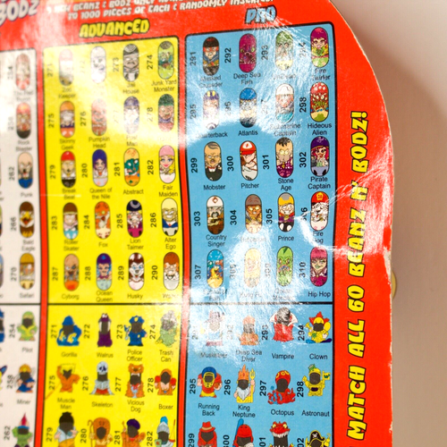 Vintage 2002 Mighty Beanz Bodz Series 1 Sealed Special Edition Fairy/Builder - Picture 7 of 7