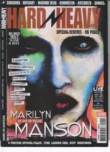 HARD N' HEAVY N°104 MARILYN MANSON / RAMMSTEIN / RHAPSODY / SAMAEL / AMON AMARTH
