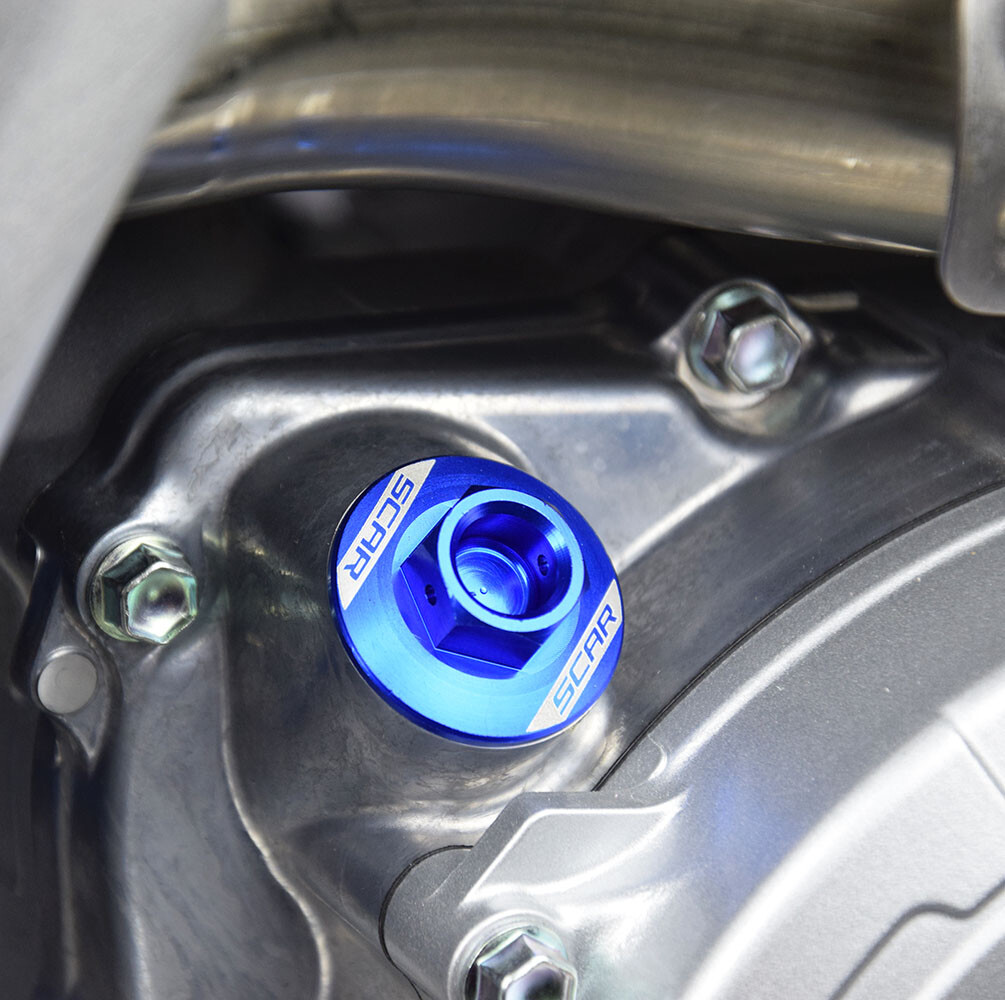 Cônes De Roue Aluminium Bleus SCAR - Pour Yamaha YZF 250/450, YZ450F, WR250F/450F, YZ450FX, Etc.