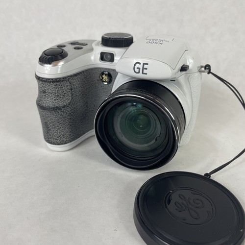 GE Power Pro X500 Digital Compact Bridge Camera 15x Zoom 16MP White