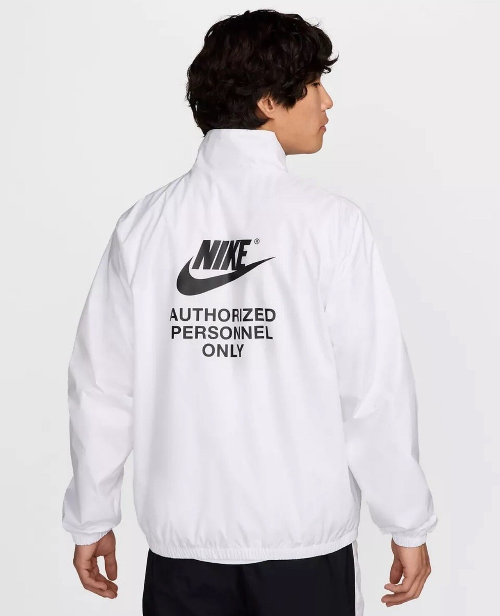 Nike Full Zip Woven Mens Jacket Authorized Personnel Only Asian