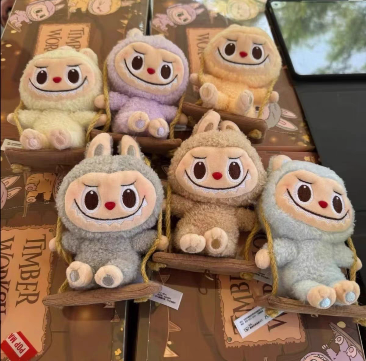 POP MART LABUBU Playing On The Swing Series Confirmed Plush