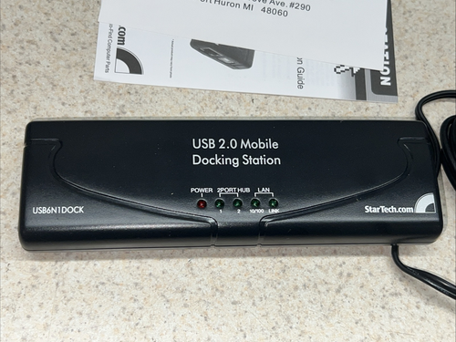 STAR TECHUSB 2.0 MOBILE DOCKING STATION MULTI-iNTERFACE SOLUTION FOR LAPTOP / PC - Picture 2 of 12