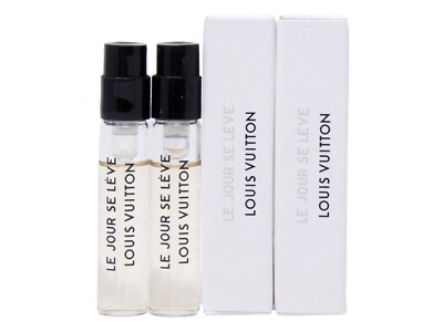 LOUIS VUITTON LE JOUR SE LEVE 2.0ml .06fl oz x 2 PERFUME SPRAY SAMPLES