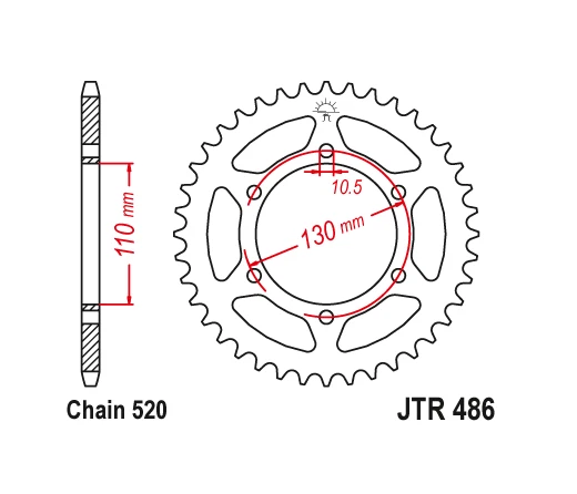 Стальная задняя звездочка JT 47T 47 Tooth Ninja 250 300 500 Versys-X 300 и более см. fi - Изображение 2 из 3