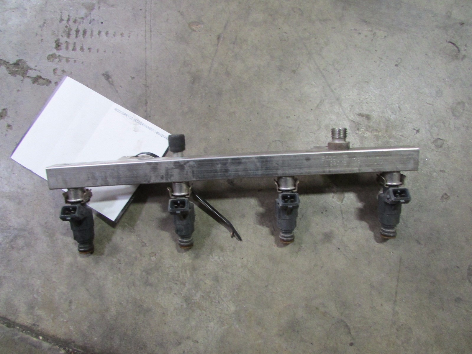 Ferrari 360, LH, Left Fuel Rail With Injectors, P/N 178494, Used
