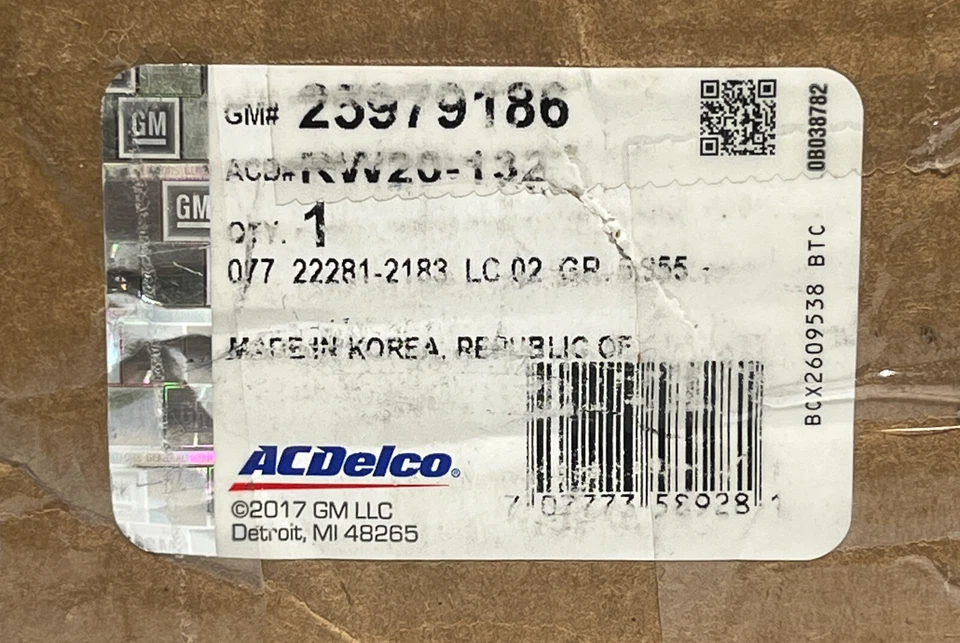 Conjunto de cojinete de cubo de rueda trasera GM 25979186 para 10-17 Chevy Equinox GMC Terrain Foto 2 de 4