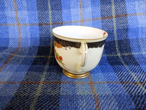 Vintage 1920s Art Deco Teacup Trio Autumn Leaves Foreign - Picture 11 of 16