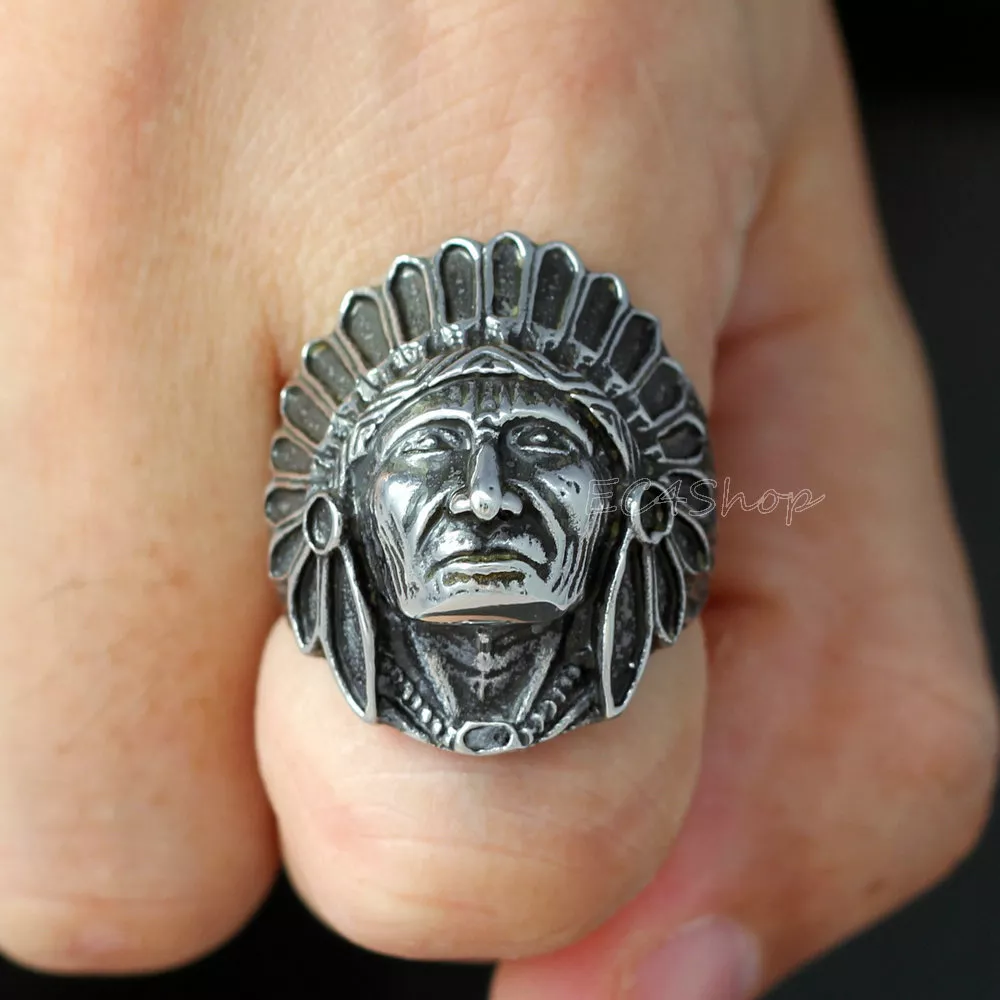 Native american chief ring clearance