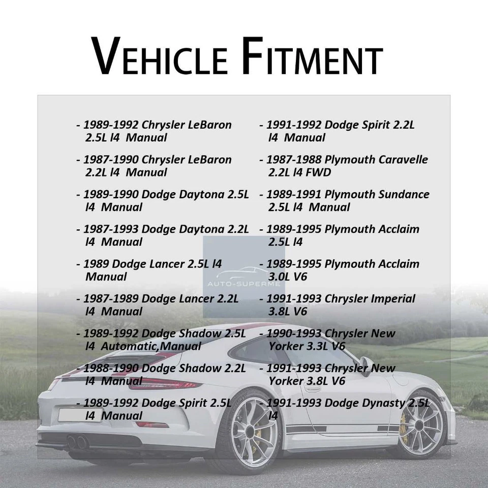 Front CV Axle Half Shaft Joints 2PCS For 1987-1992 Chrysler Daytona 2.2L - Image 2 of 4