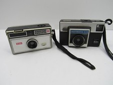 2 Vintage Kodak Instamatic Cameras X-15  104 AS IS UNTESTED Collectible