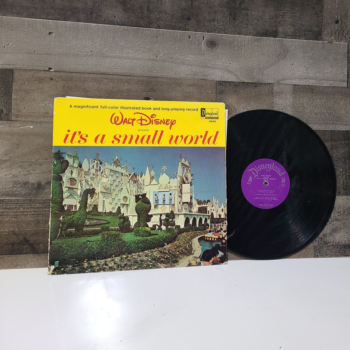 It's A Small World LP DISNEYLAND # ST-3925 1962 Booklet Walt