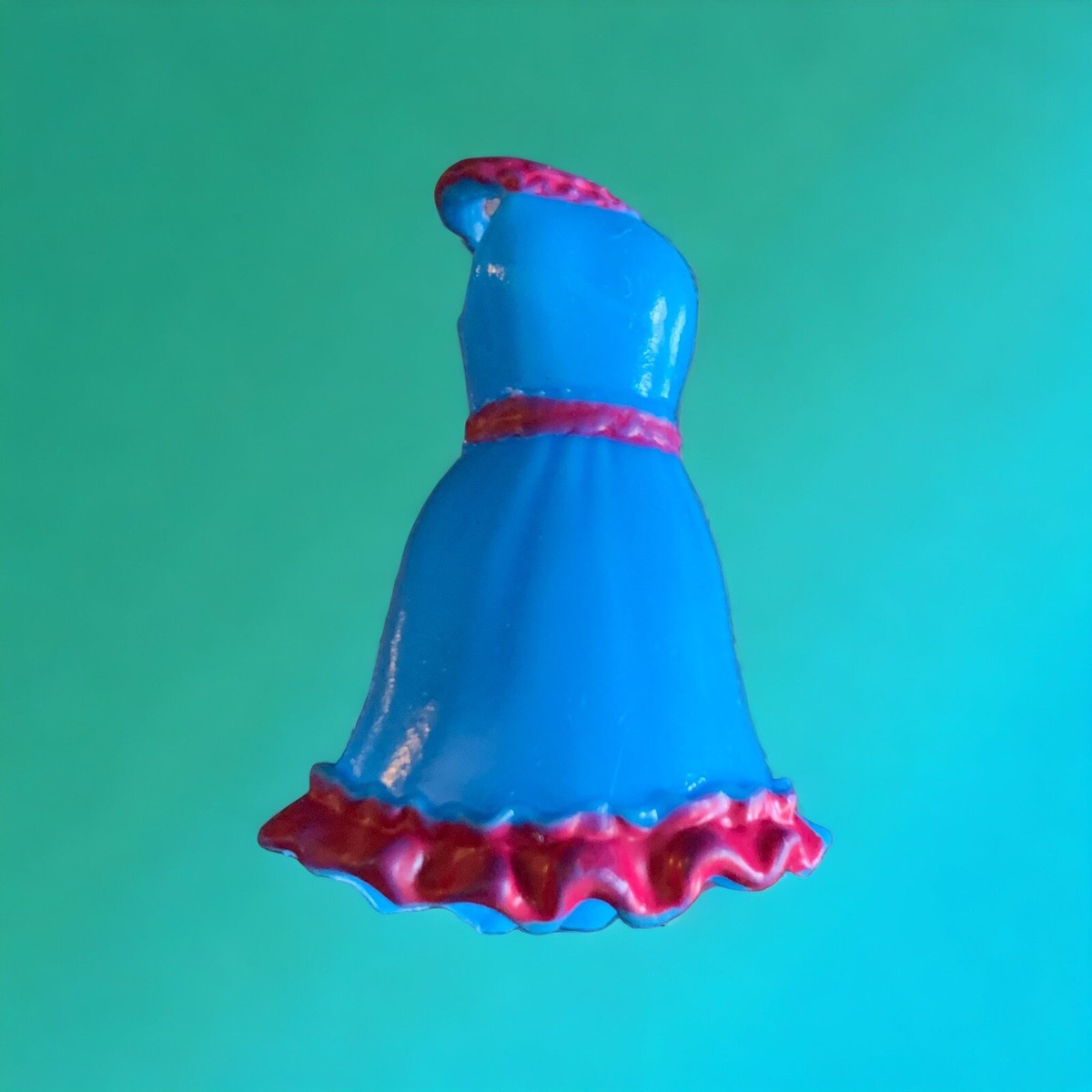 Mattel-Polly Pocket- blue party dress for 4
