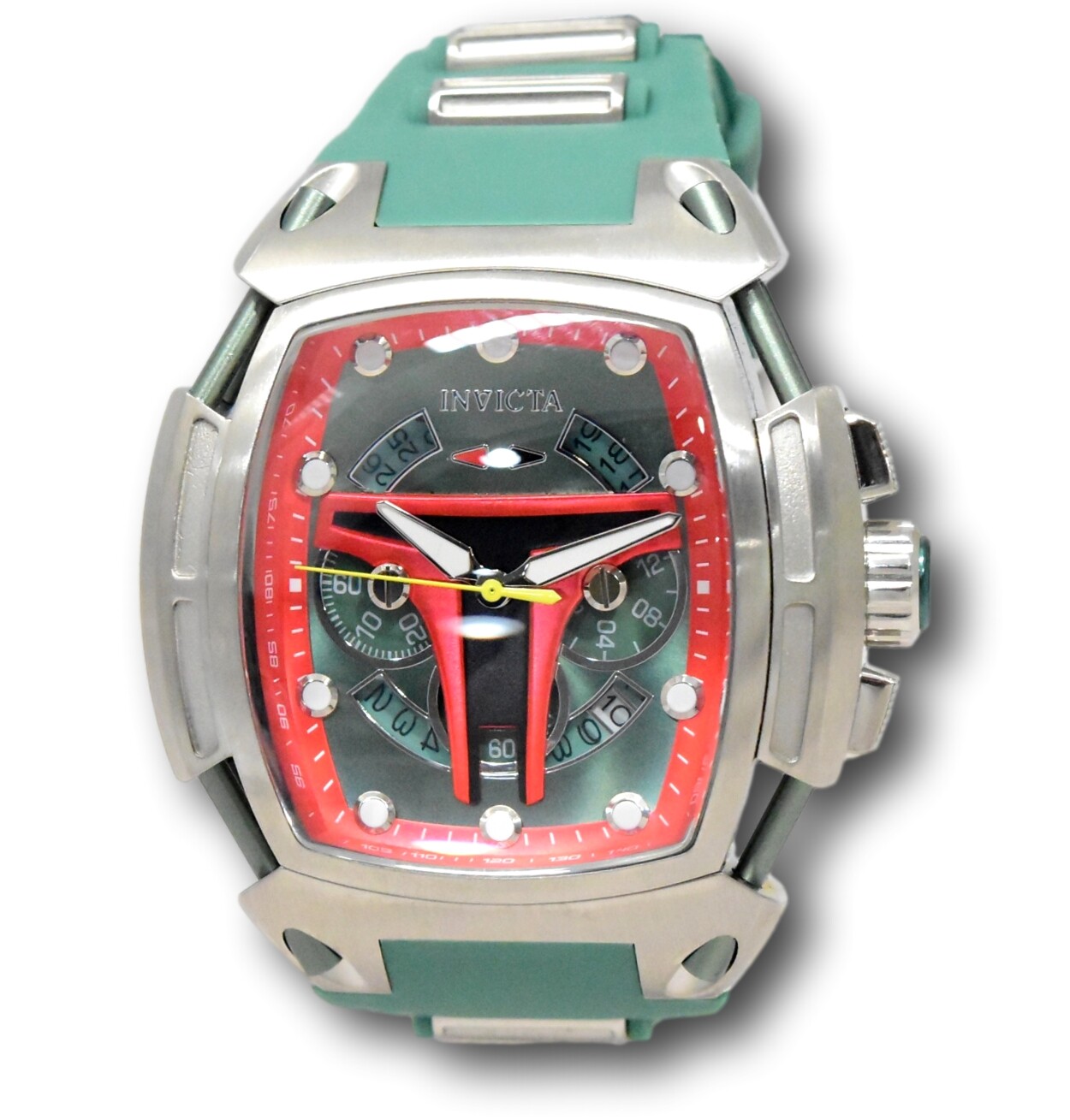 Invicta Star Wars Boba Fett Men's 53mm Limited Ed Green Chronograph Watch 41564