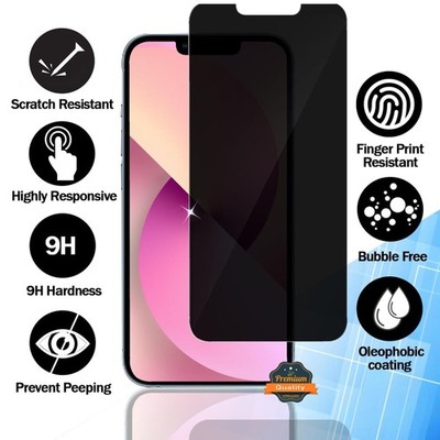 For Samsung Galaxy S23+ Plus Privacy Tempered Glass Screen Protector 2.5D Edge