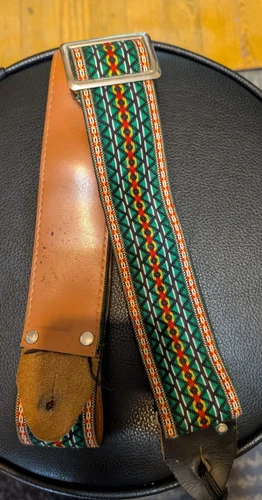Unbranded Vintage Hippie Hootenanny ACE Style Woven Guitar Strap